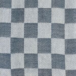 XL Navy Blue Checkerboard Turkish Beach Towel Cotton Big Bath Peshtemal New